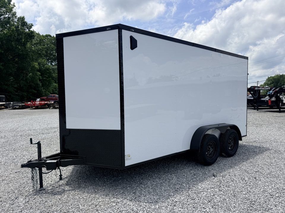 New 2027 Cargo United 7x14 TA (7FT HT) BLACKOUT .80 Polycore Cargo / Enclosed Trailer