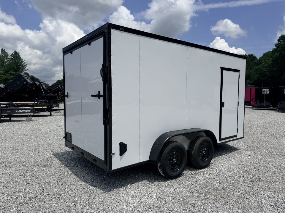 New 2027 Cargo United 7x14 TA (7FT HT) BLACKOUT .80 Polycore Cargo / Enclosed Trailer