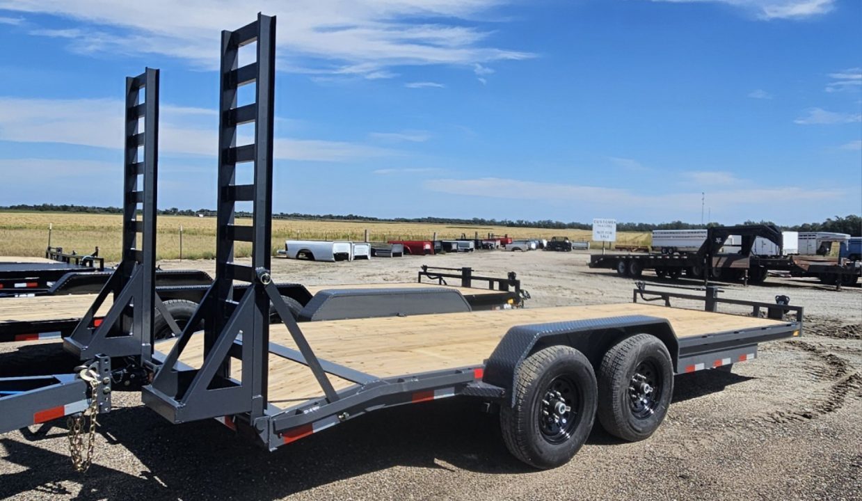 New 2027 JCE 83" x 20' 6 in. Channel Equipment Trailer