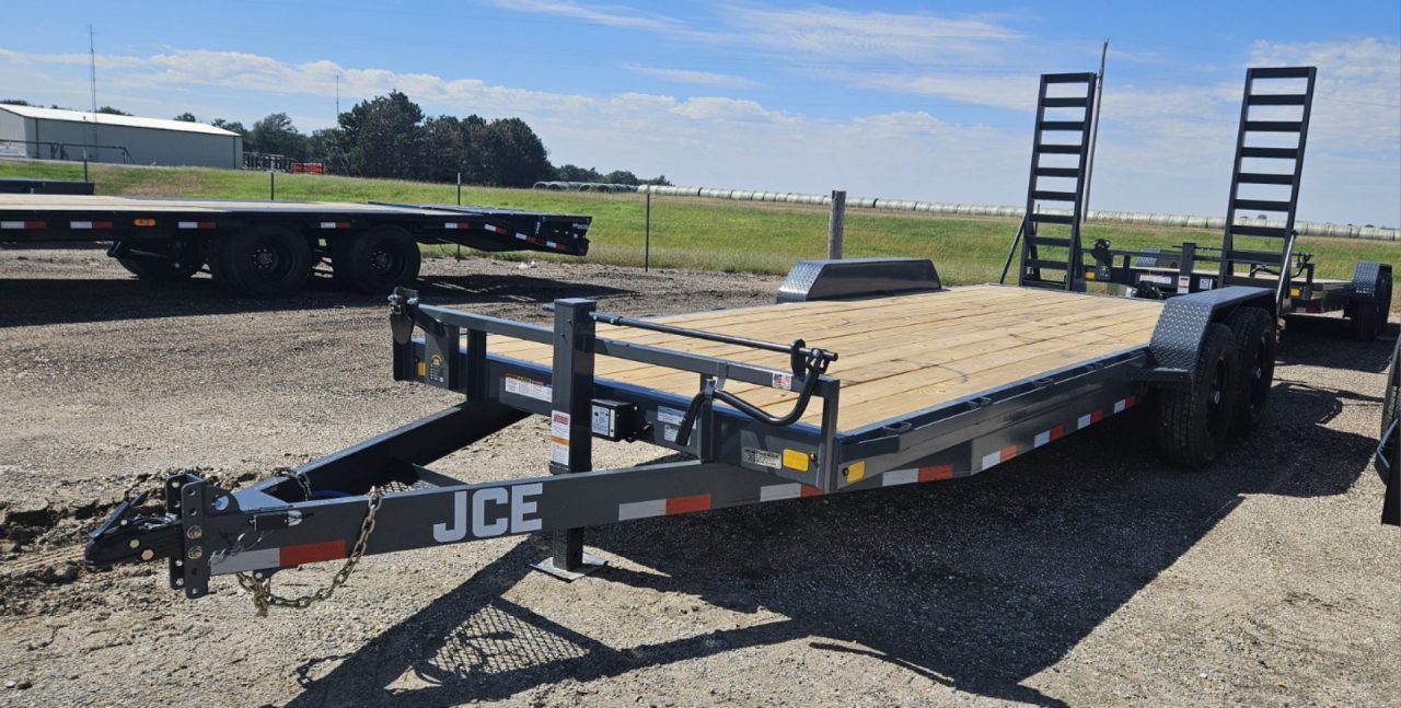 New 2027 JCE 83" x 20' 6 in. Channel Equipment Trailer