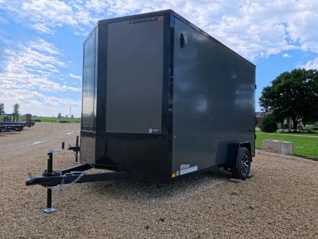 New 2027 Formula Trailers 7 x 12 x 7 Traverse Flat Top V-Nose, 3500lb. GVWR, Brakes, Ramp Extension, and More- Cargo / Enclosed Trailer
