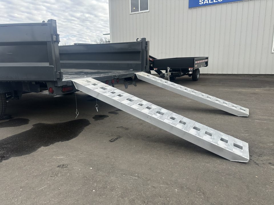 New DWB 83X14 14.9K DUMP TRAILER - GRAY
