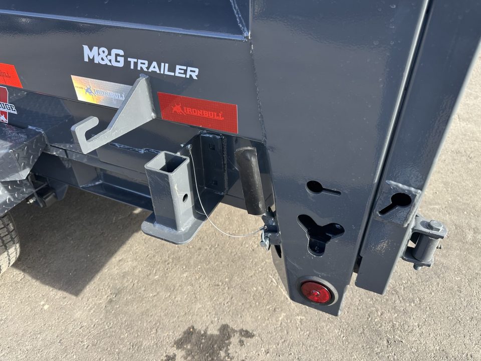New DWB 83X14 14.9K DUMP TRAILER - GRAY