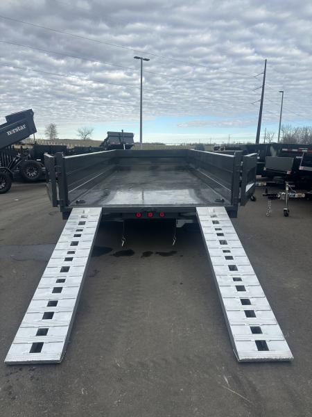 New DWB 83X14 14.9K DUMP TRAILER - GRAY