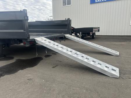 New DWB 83X14 14.9K DUMP TRAILER - GRAY