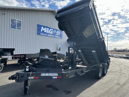 New DWB 83X14 14.9K DUMP TRAILER - GRAY
