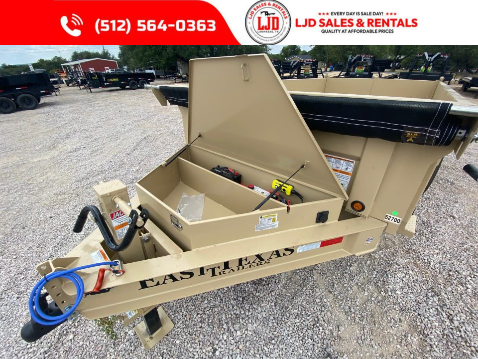 New 2027 East Texas - 83" x 14 - 14K GVWR Dump Trailer