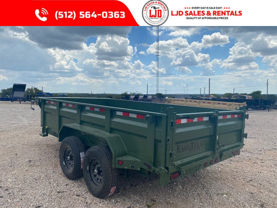 New 2027 East Texas - 83" x 14 - 14K GVWR Dump Trailer