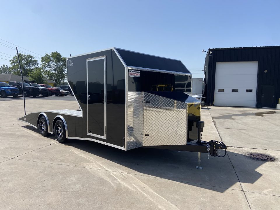 New Dirt late model Rampover Newton Custom Trailer