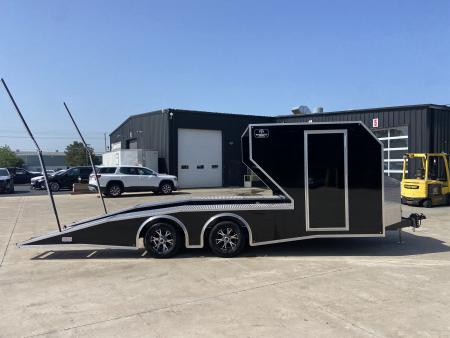 New Dirt late model Rampover Newton Custom Trailer