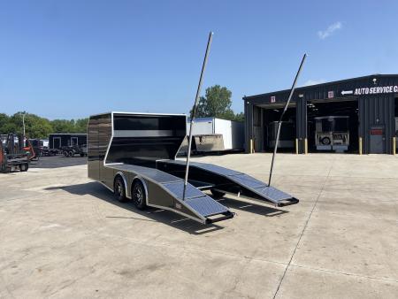 New Dirt late model Rampover Newton Custom Trailer