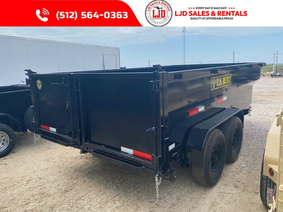 New 2026 US Built - Dump Trailer 14'x3' - Tarp - 14K GVWR