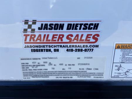 New United CLAV-8.5X27 Enclosed Trailer