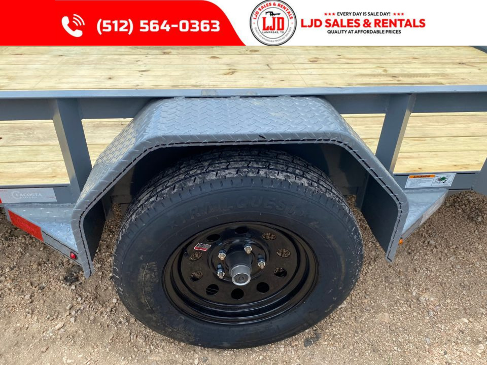 New 2027 Lacosta - 6 x 12 - Tilt Trailer 3500LB GVWR -