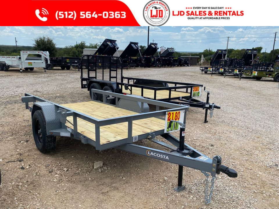 New 2027 Lacosta - 5 x 10 - Tilt Trailer