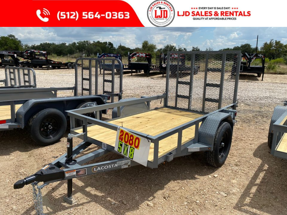 New 2027 Lacosta - 5' X 8' Utility Trailer