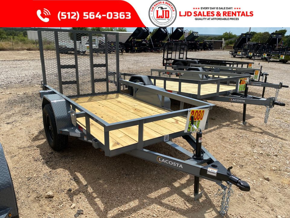 New 2027 Lacosta - 5' X 8' Utility Trailer
