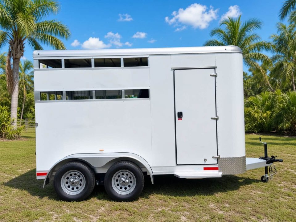 New 2026 Shadow 2 Horse Bumperpull Slant Trailer / Livestock Trailer with Removable Dividers and Tack Room Horse Trailer
