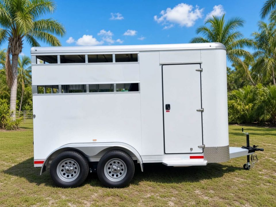 New 2026 Shadow 2 Horse Bumperpull Slant Trailer / Livestock Trailer with Removable Dividers and Tack Room Horse Trailer