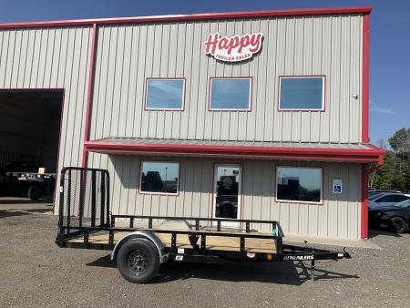 New 2027 PJ 77 x12' Single Axle Utility Trailer - U7