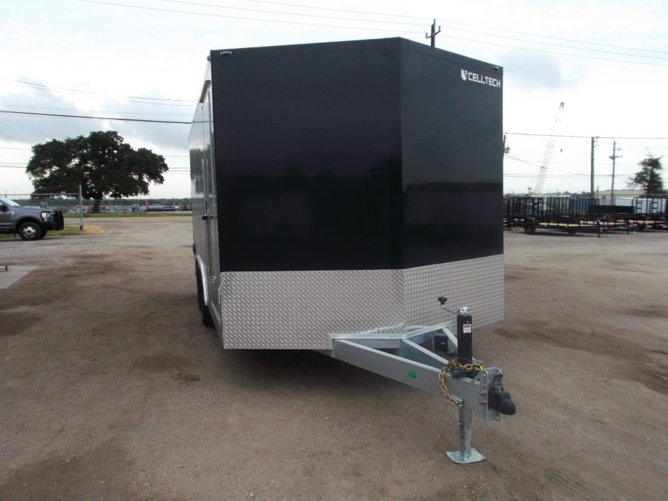 New 2026 Cell-Tech Trailers 8.5x16 Cargo Trailer / Enclosed Trailer / Construction Trailer / Industrial Trailer / 7ft Interior / 5200# Axles / E-Track / Black Screwless Exterior / Bulldog Coupler / HEAVY DUTY Cell Tech Walls and Floor