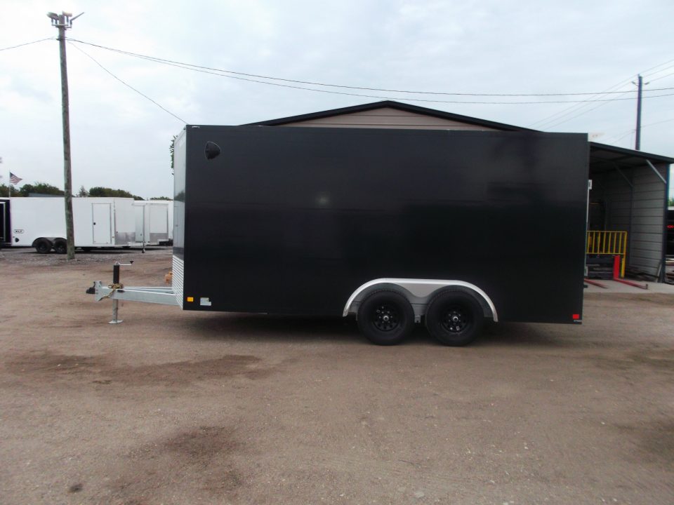 New 2026 Cell-Tech Trailers 8.5x16 Cargo Trailer / Enclosed Trailer / Construction Trailer / Industrial Trailer / 7ft Interior / 5200# Axles / E-Track / Black Screwless Exterior / Bulldog Coupler / HEAVY DUTY Cell Tech Walls and Floor