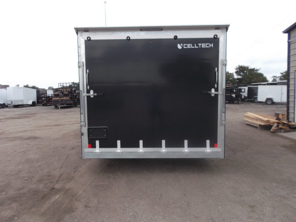 New 2026 Cell-Tech Trailers 8.5x16 Cargo Trailer / Enclosed Trailer / Construction Trailer / Industrial Trailer / 7ft Interior / 5200# Axles / E-Track / Black Screwless Exterior / Bulldog Coupler / HEAVY DUTY Cell Tech Walls and Floor