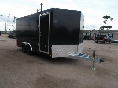 New 2026 Cell-Tech Trailers 8.5x16 Cargo Trailer / Enclosed Trailer / Construction Trailer / Industrial Trailer / 7ft Interior / 5200# Axles / E-Track / Black Screwless Exterior / Bulldog Coupler / HEAVY DUTY Cell Tech Walls and Floor
