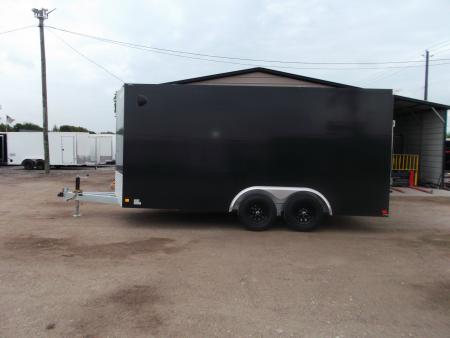 New 2026 Cell-Tech Trailers 8.5x16 Cargo Trailer / Enclosed Trailer / Construction Trailer / Industrial Trailer / 7ft Interior / 5200# Axles / E-Track / Black Screwless Exterior / Bulldog Coupler / HEAVY DUTY Cell Tech Walls and Floor