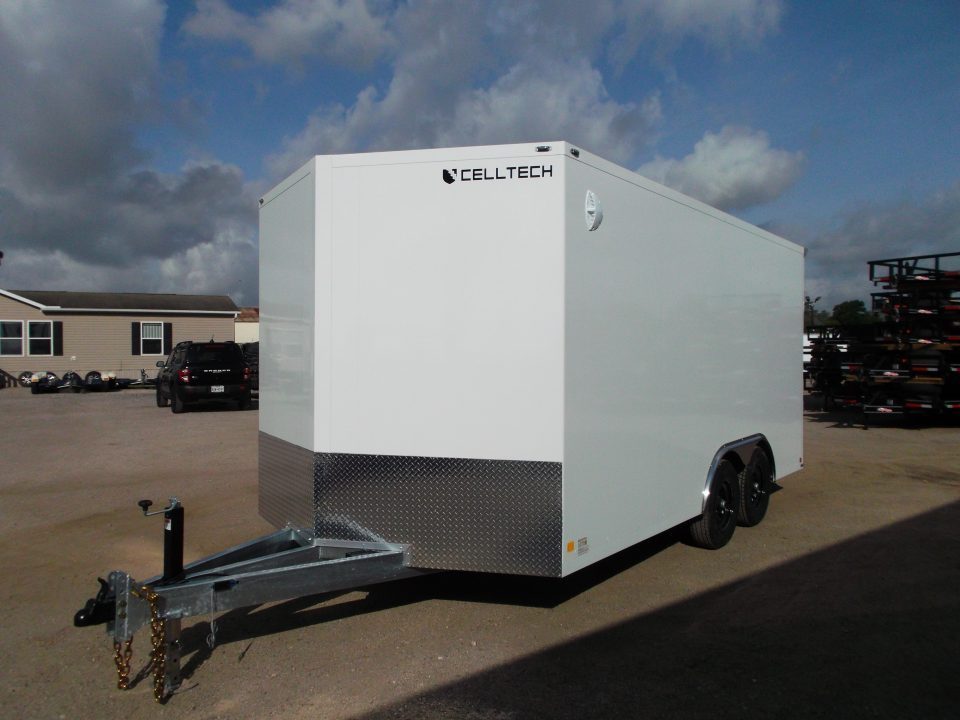 New 2026 Cell-Tech Trailers 8.5x16 Cargo Trailer / Enclosed Trailer / Construction Trailer / Industrial Trailer / 7ft Interior / 5200# Axles / E-Track / Screwless Exterior / Bulldog Coupler / HEAVY DUTY Cell Tech Walls and Floor