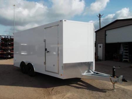 New 2026 Cell-Tech Trailers 8.5x16 Cargo Trailer / Enclosed Trailer / Construction Trailer / Industrial Trailer / 7ft Interior / 5200# Axles / E-Track / Screwless Exterior / Bulldog Coupler / HEAVY DUTY Cell Tech Walls and Floor