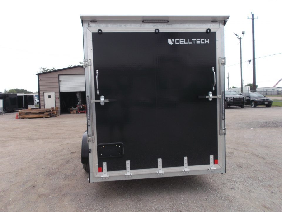 New 2026 Cell-Tech Trailers 7x16 Cargo Trailer / Construction Trailer / Industrial Trailer / 7ft Interior / 5200# Axles / Ramp / Black Screwless Exterior / E-Track / HEAVY DUTY Cell Tech Walls and Floor