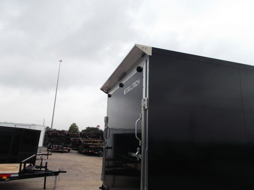 New 2026 Cell-Tech Trailers 7x16 Cargo Trailer / Construction Trailer / Industrial Trailer / 7ft Interior / 5200# Axles / Ramp / Black Screwless Exterior / E-Track / HEAVY DUTY Cell Tech Walls and Floor