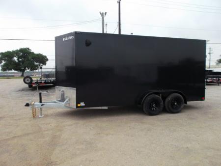 New 2026 Cell-Tech Trailers 7x16 Cargo Trailer / Construction Trailer / Industrial Trailer / 7ft Interior / 5200# Axles / Ramp / Black Screwless Exterior / E-Track / HEAVY DUTY Cell Tech Walls and Floor