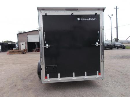 New 2026 Cell-Tech Trailers 7x16 Cargo Trailer / Construction Trailer / Industrial Trailer / 7ft Interior / 5200# Axles / Ramp / Black Screwless Exterior / E-Track / HEAVY DUTY Cell Tech Walls and Floor