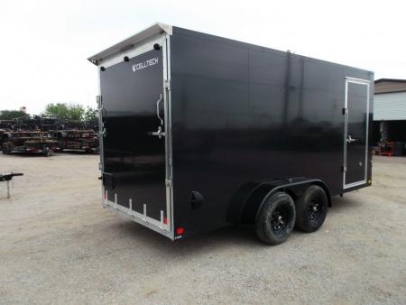 New 2026 Cell-Tech Trailers 7x16 Cargo Trailer / Construction Trailer / Industrial Trailer / 7ft Interior / 5200# Axles / Ramp / Black Screwless Exterior / E-Track / HEAVY DUTY Cell Tech Walls and Floor