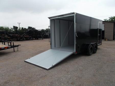 New 2026 Cell-Tech Trailers 7x16 Cargo Trailer / Construction Trailer / Industrial Trailer / 7ft Interior / 5200# Axles / Ramp / Black Screwless Exterior / E-Track / HEAVY DUTY Cell Tech Walls and Floor