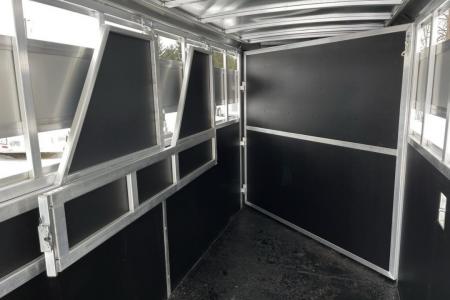 New 2026 Shadow White 3 Horse Bumperpull Slant Trailer / Livestock Trailer with Removable Dividers and Tack Room Horse Trailer