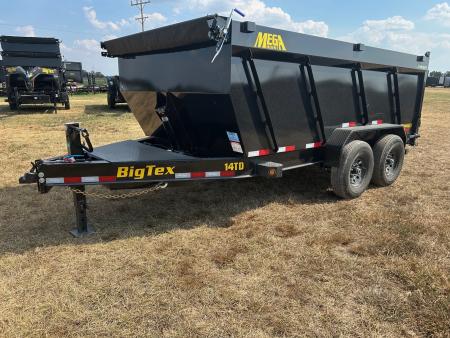 New 2027 Big Tex 83x14 Tandem 15.4K Telescopic Dump w/ 4' Sides & 7 Gauge Floor