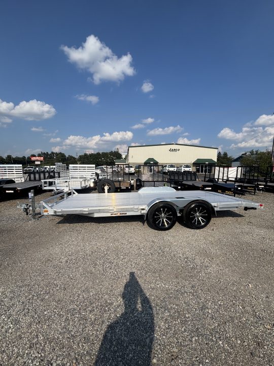 New 2027 Sport Haven 7x18 aluminum DLX Car Hauler