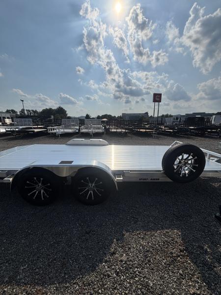 New 2027 Sport Haven 7x18 aluminum DLX Car Hauler