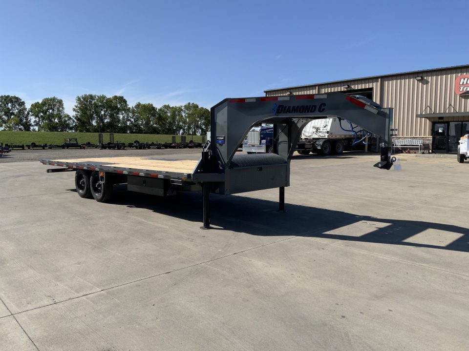 New 2027 Diamond C Trailers 102 X 24 DET210 Gooseneck Deckover Tilt Trailer