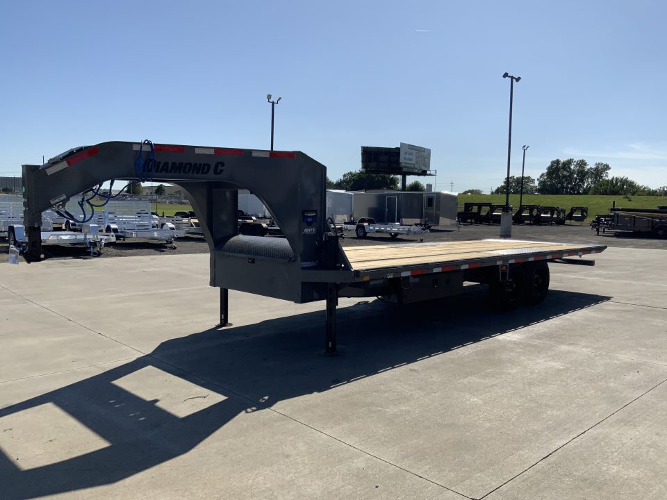 New 2027 Diamond C Trailers 102 X 24 DET210 Gooseneck Deckover Tilt Trailer