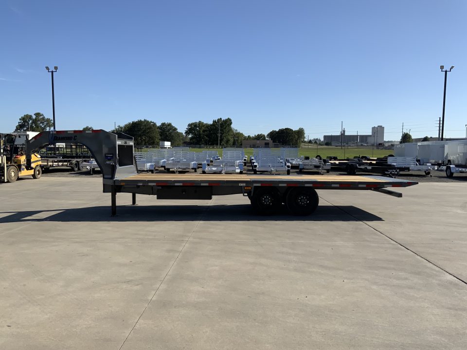 New 2027 Diamond C Trailers 102 X 24 DET210 Gooseneck Deckover Tilt Trailer