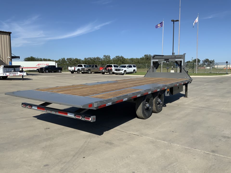 New 2027 Diamond C Trailers 102 X 24 DET210 Gooseneck Deckover Tilt Trailer