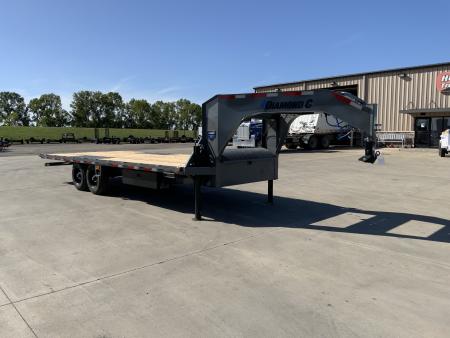 New 2027 Diamond C Trailers 102 X 24 DET210 Gooseneck Deckover Tilt Trailer