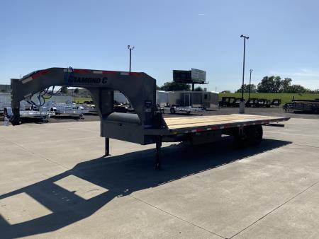 New 2027 Diamond C Trailers 102 X 24 DET210 Gooseneck Deckover Tilt Trailer