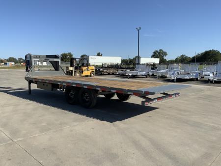 New 2027 Diamond C Trailers 102 X 24 DET210 Gooseneck Deckover Tilt Trailer