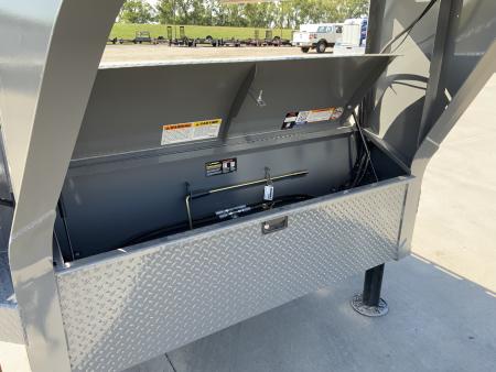 New 2027 Diamond C Trailers 102 X 24 DET210 Gooseneck Deckover Tilt Trailer