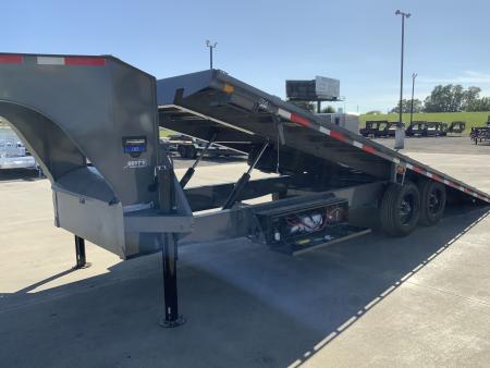New 2027 Diamond C Trailers 102 X 24 DET210 Gooseneck Deckover Tilt Trailer